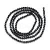 Natural Black Spinel Beads Strands G-S152-01-2mm-2