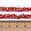 Handmade Evil Eye Lampwork Beads Strands LAMP-A007-02A-05-4
