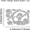 Carbon Steel Cutting Dies Stencils DIY-WH0263-0094-6