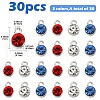 30Pcs 3 Colors Alloy Charms FIND-YW0005-39-2