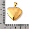 316 Stainless Steel Locket Pendants STAS-N0016-18A-G-3
