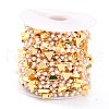 Handmade CCB Plastic Imitation Pearl Beaded Chains CHC-I038-22G-3