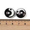 Yin-yang Theme Handmade Lampwork Beads LAMP-B028-01B-4