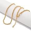 Brass Chain Necklaces for Women NJEW-G084-26G-1