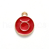 Alloy Enamel Pendants ENAM-S124-01B-07C-2