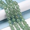 Natural Green Aventurine Beads Strands G-E571-08B-4