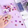 SUNNYCLUE 96Pcs 12 Colors Food Grade Eco-Friendly Silicone Abacus Beads SIL-SC0001-87A-3