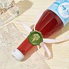 Brass Wax Seal Stamps with Wood Handle AJEW-WH0412-0105-5
