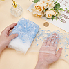 BENECREAT 5 Yards Polyester Embroidery Shell Lace Ribbon OCOR-BC0006-66A-3