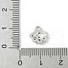 Brass Micro Pave Cubic Zirconia Charms KK-M326-20A-P-3