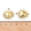304 Stainless Steel Pendants STAS-I334-01G-02-3