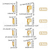   16 Sets 4 Styles Clothing Accessories FIND-PH0020-13G-2