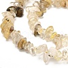 Natural Rutilated Quartz Beads Strands X-G-G031-03-3