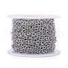 Tarnish Resistant 304 Stainless Steel Rolo Chains CHS-F011-08A-P-3