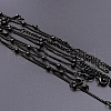 1.5mm Unisex 304 Stainless Steel Satellite Chains Necklaces GC8699-5-1