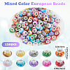 SOFPLATE 120Pcs Resin European Beads FIND-SP0002-05E-2