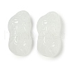 Spray Painted Imitation Jade Glass Beads GLAA-Z007-01F-1
