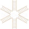 Ladder Unfinished Wooden Ornaments WOOD-WH0100-31-1