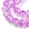 Baking Painted Crackle Glass Beads Strands X-CCG-S001-8mm-14-2