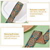 Embroidery Polyester Ribbons OCOR-WH0073-47B-02-4