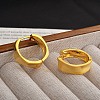 Brass Hoop Earrings for Women EJEW-U055-07G-1
