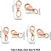 UNICRAFTALE 304 Stainless Steel Lobster Claw Clasps STAS-UN0019-73RG-4