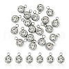 20Pcs 201 Stainless Steel Rhinestone Charms STAS-YW0002-02A-1