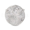 Non-Tarnish 304 Stainless Steel Sun & Moon Planet Open Cuff Ring for Women X-RJEW-B027-20P-4