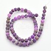 Natural & Dyed Gemstone Round Beads Strands G-D661-4mm-1-2