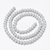 Opaque Solid Color Glass Beads Strands EGLA-A034-P3mm-D15-2