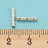 925 Sterling Silver Tube Beads STER-Q191-02S-4