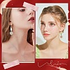SUNNYCLUE DIY Christmas Snowflake Earring Making Kit DIY-SC0022-84-5