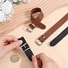Gorgecraft 2 Pairs 2 Colors Imitation Leather Belt AJEW-GF0009-24-3
