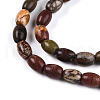 Natural Picasso Jasper/Polychrome Jasper Beads Strands G-N346-02A-05-4