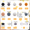 SUNNYCLUE 7Pcs 7 Colors Round with Nylon Thread Food Grade Eco-Friendly Silicone Beads DIY-SC0025-32-2