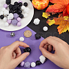 SOFPLATE Silicone Alphabet Beads for Bracelet or Necklace Making SIL-SP0001-09-3