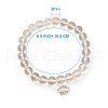 SUNNYCLUE Natural Crystal Round Beads Stretch Bracelets BJEW-PH0001-8mm-07-3