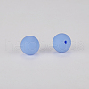 Round Silicone Focal Beads SI-JX0046A-105-2