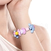 31Pcs 18 Styles Cartoon Animal Food Grade Eco-Friendly Silicone Beads SIL-YW0001-32-6