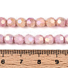 Electroplate Glass Beads Strands EGLA-T021-6mm-15-05-4