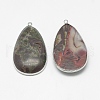 Natural Ocean Jasper Big Pendants G-Q494-75C-P-2