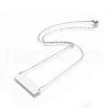 Non-Tarnish 304 Stainless Steel Pendant Necklaces NJEW-E141-20P-1