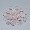 Natural Rose Quartz Cabochons G-F656-15B-1