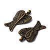 Tibetan Style Alloy Pendants TIBEP-A23255-AB-FF-2