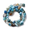 Natural Agate Beads Strands G-RM241227-03-4