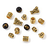 Tibetan Style Alloy Beads and Buddhist Glass Beads TIBEB-TA0001-90AG-02-2