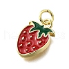 Brass Enamel Pendants KK-B136-07G-06-2