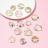 15Pcs 15 Styles Alloy Enamel Pendants FIND-YW0004-73-3