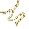 Electroplated Alloy Link Bracelets BJEW-T012-010-RS-2