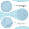 Olycraft 2Pcs 2 Colors Mesh Veil Cloth Hair Bands FIND-OC0003-95C-4